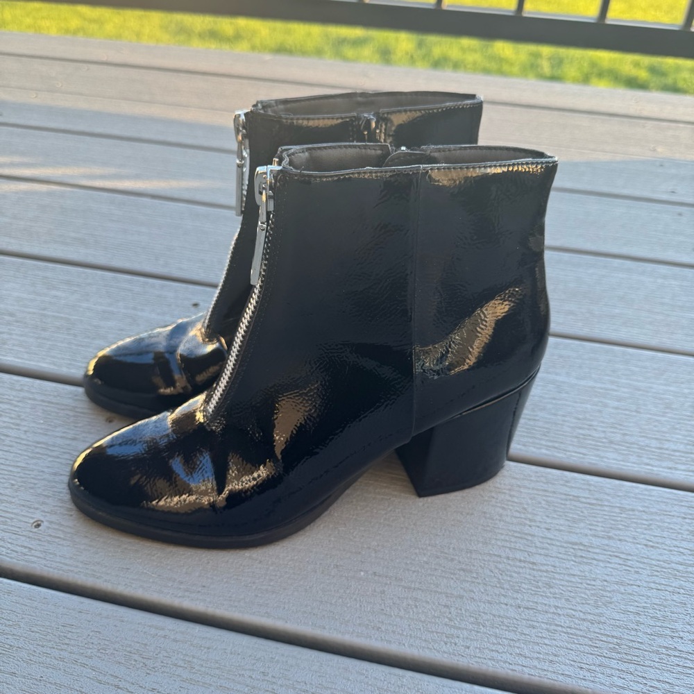 DV Dolce Vida Black Patent Ankle Boot - Picture 8 of 9
